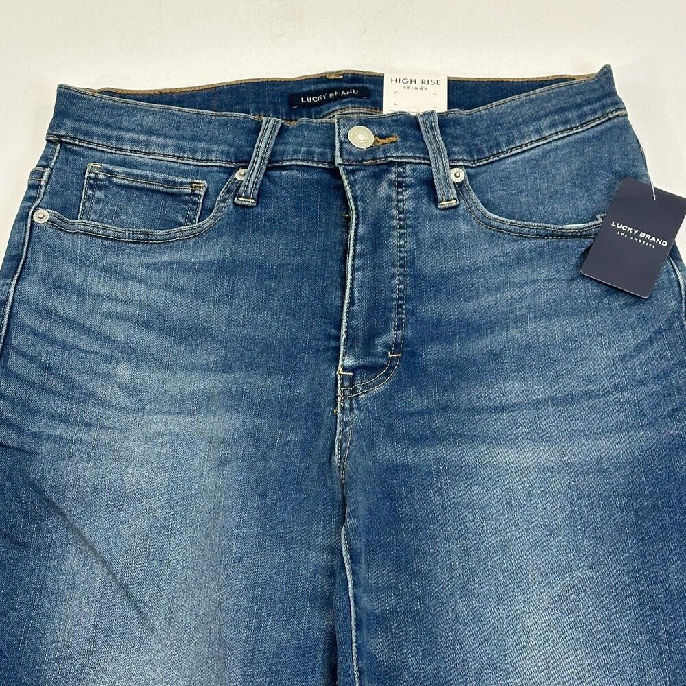 Lucky Brand High Rise Skinny Jeans Women’s Size 10/30A Blue Denim NWT